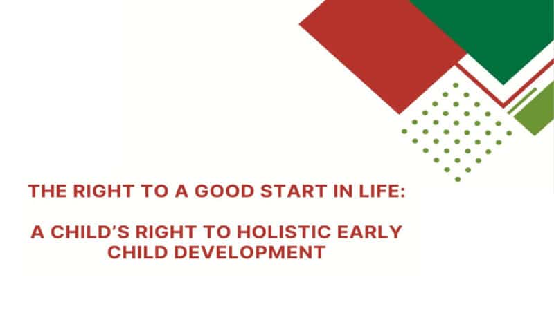 UN Resolution on Early Childhood Development