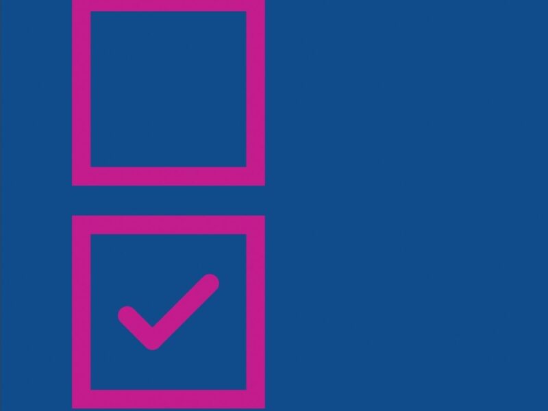 Fragment of the cover of the EU Funds checklist, a publication we are responsible for