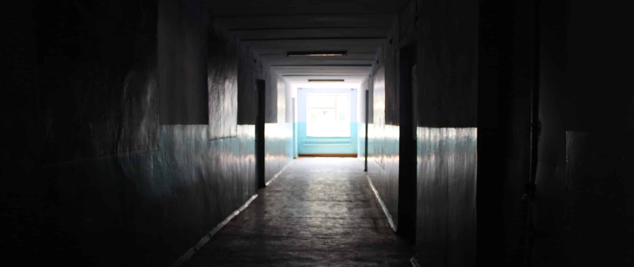 An orphanage corridor