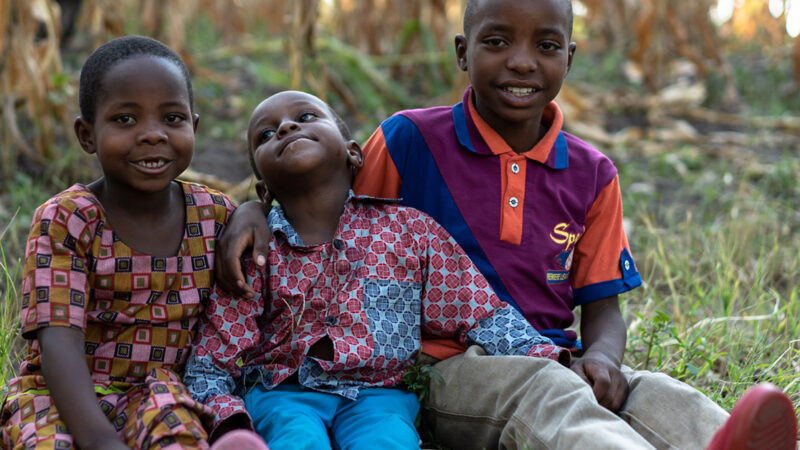 Caroll and family sat together
