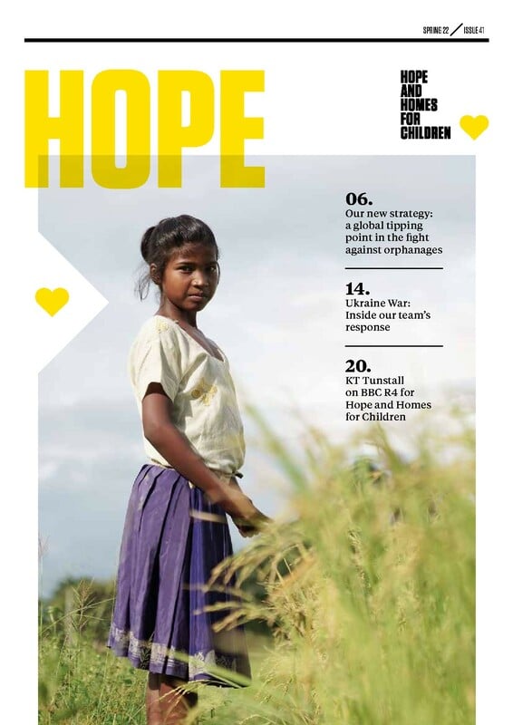 Issue 41 Cover of Hope Magazine