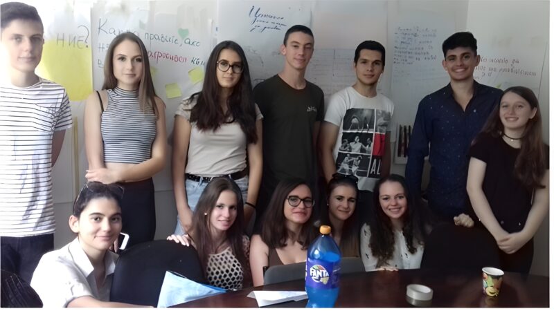 Members of the Our Voices Matter group in Bulgaria