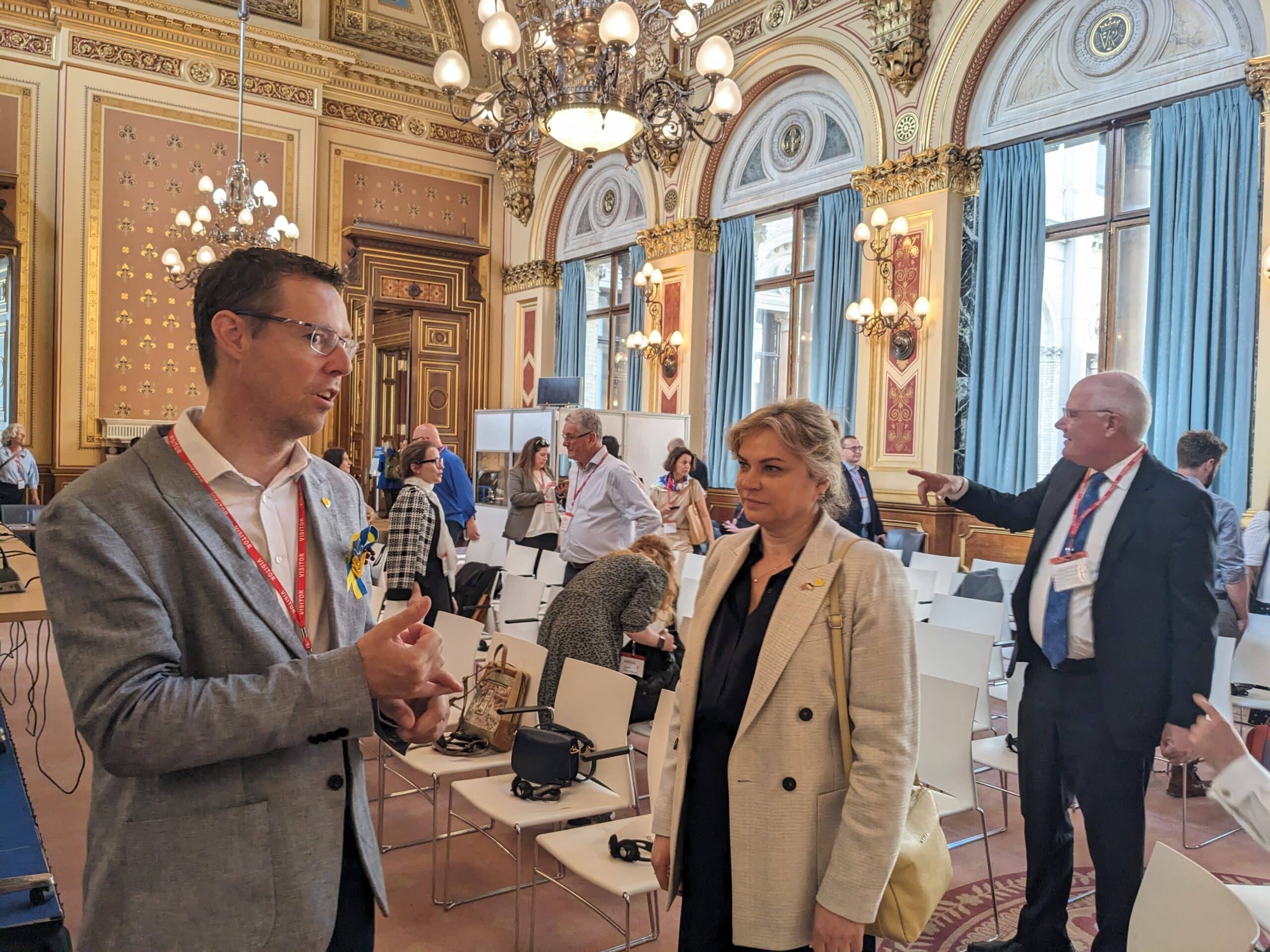 Delegates at the Ukraine Recovery Conference side event at the FCDO