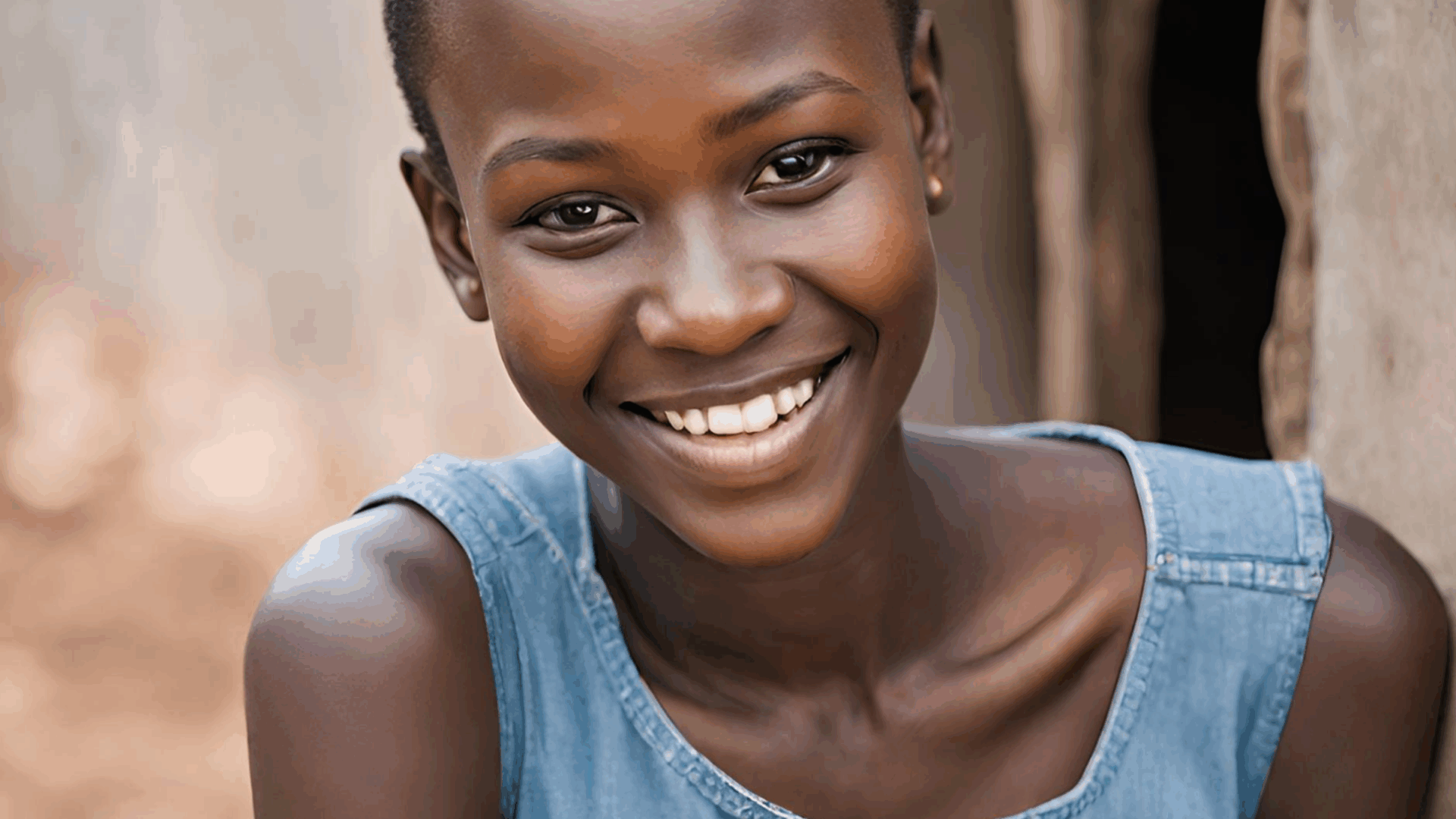 AI image of an African girl