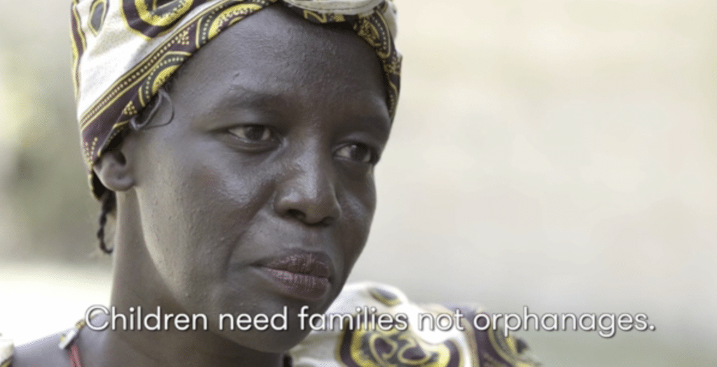 Rachel, much like Paris Hilton, discusses how important it is for children to have families, not orphanages.